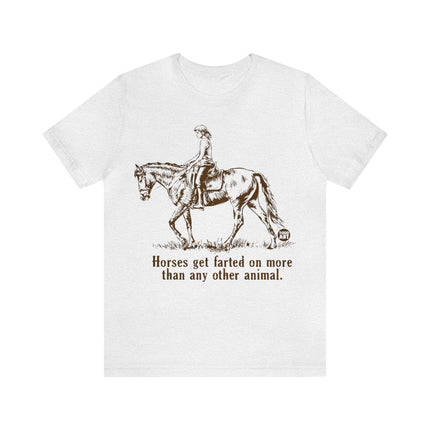 Horses Farted On Unisex Short Sleeve Tee