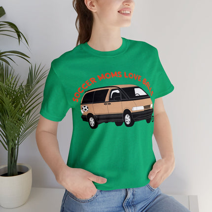 Soccer Moms Love Balls Unisex Short Sleeve Tee