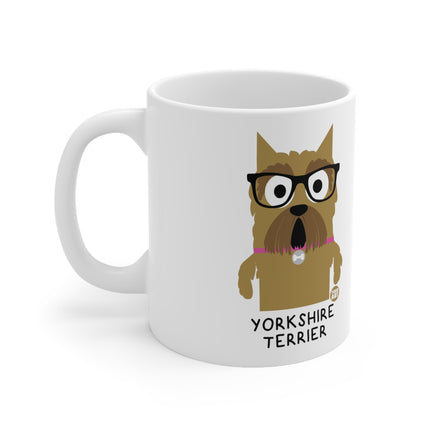 Bow Wow Meow Yorkshire Terrier Ceramic Mug