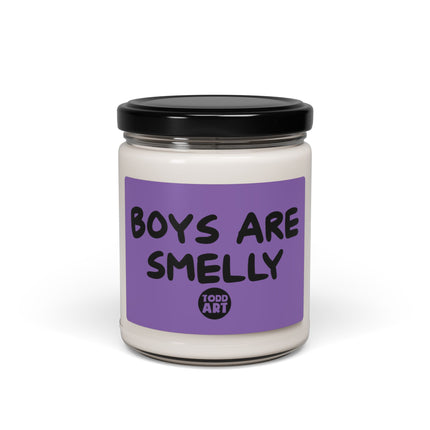 Boys Are Smelly Scented Soy Candle, 9oz