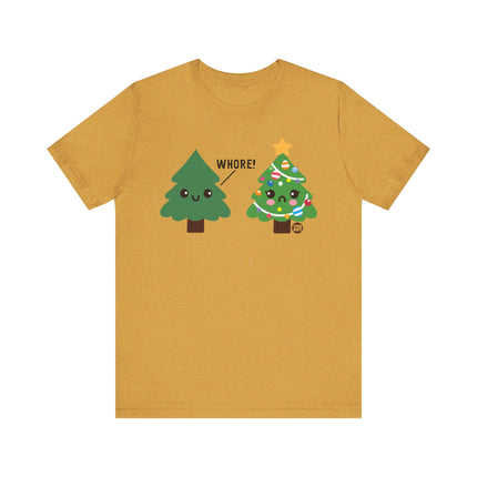 Funny "WHORE XMAS TREE"  ChristmasTee Shirt