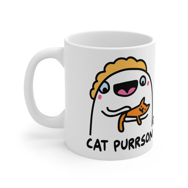 Cat Purrson Ceramic Mug