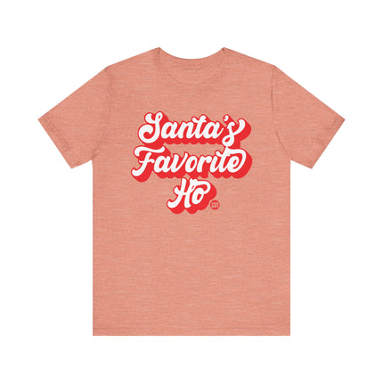 Funny "SANTA'S FAVORITE HO" Tee Shirt