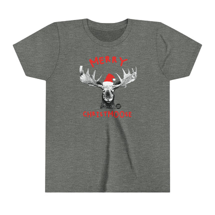 Merry Christmoose Kids Short Sleeve Tee