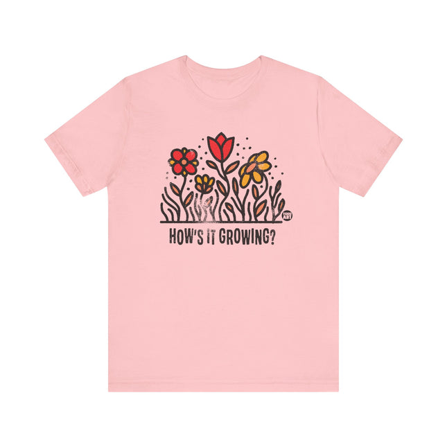 How's It Growing Flower Tee, Cute Floral Tshirt