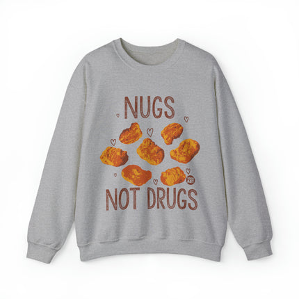 Nugs Not Drugs Chicken Nugget Crewneck Sweatshirt