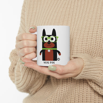 Bow Wow Meow Min Pin Ceramic Mug