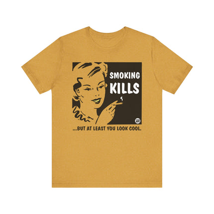 Funny "SMOKING KILLS" Tee Shirt