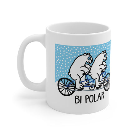 Bi Polar Bears Ceramic Mug