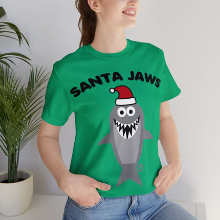 Santa Jaws Christmas Unisex Tee