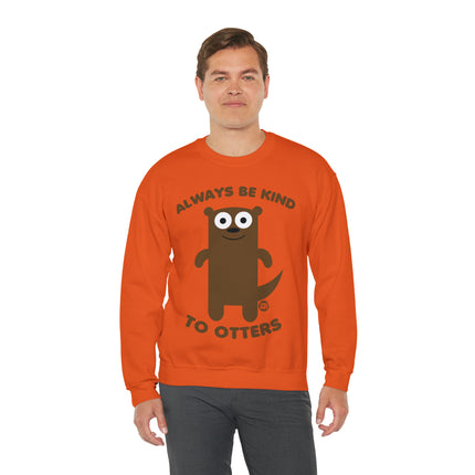 Always Be Kind to Otters Crewneck Sweatshirt