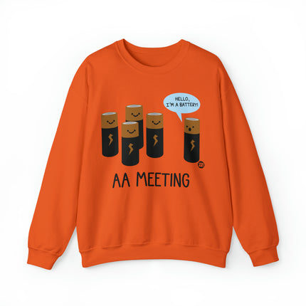 AA Meeting Battery Crewneck Sweatshirt