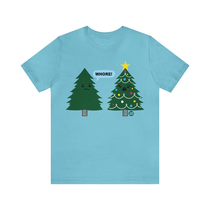 Whore Christmas Tree Unisex Tee