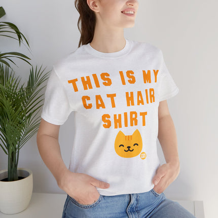 Cat Hair Shirt Unisex Short Sleeve Tee