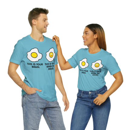 Brain On Drugs Egg Unisex Tee