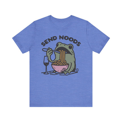 Send Noods Frog Tee, Funny Frog Send Noodles Tshirt