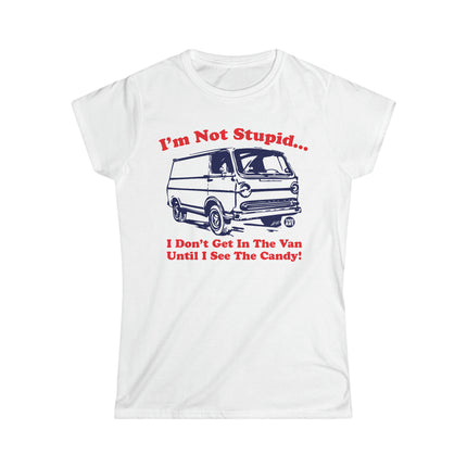 Not Stupid Candy First Candy Van Women's Softstyle Tee