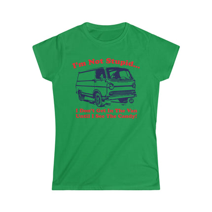 Not Stupid Candy First Candy Van Women's Softstyle Tee