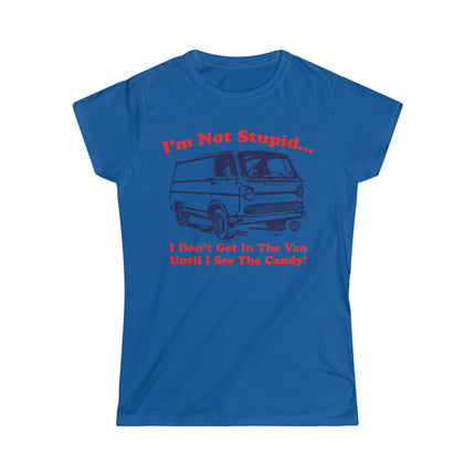 Not Stupid Candy First Candy Van Women's Softstyle Tee