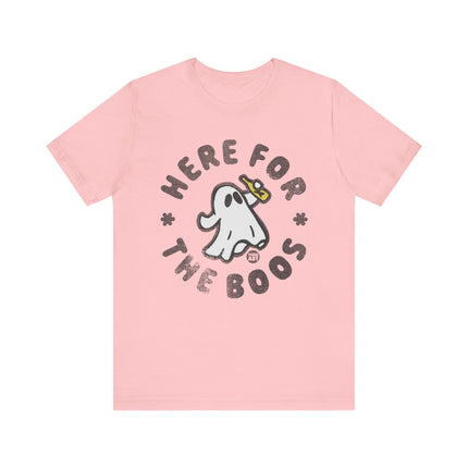 Here for the Boos Ghost Tee, Funny Ghost Pun Tshirt