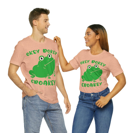 Oakey Dokey Croakey Unisex Short Sleeve Tee