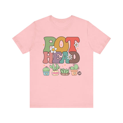 Pot Head Cute Cactus Plant Tee