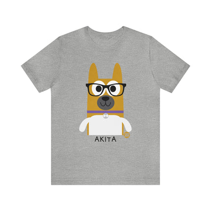 Bow Wow Meow Akita Unisex Tee