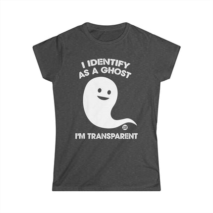 Identify As Ghost Transparent Women's Softstyle Tee