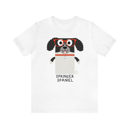 Bow Wow Meow Springer Spaniel Unisex Tee