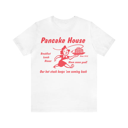 Retro Pancake House Unisex Short Sleeve Tee