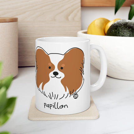 Dog Breeds Papillon Ceramic Mug