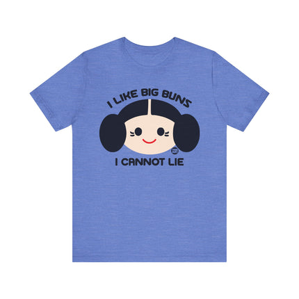 I Like Big Buns Cannot Lie Princess Leia Tee, Funny Leia Buns Tee