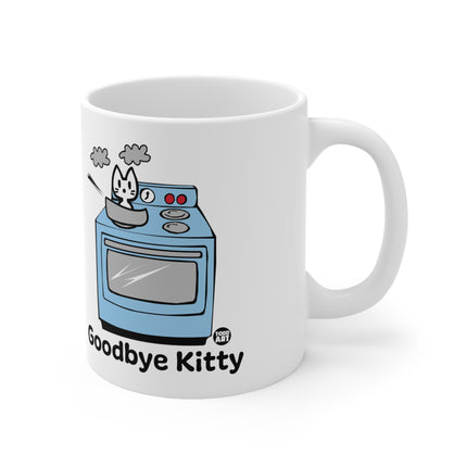 Goodbye Kitty Stove Ceramic Mug