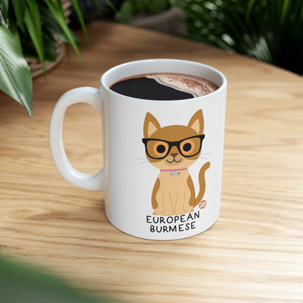 Bow Wow Meow European Burmese Ceramic Mug