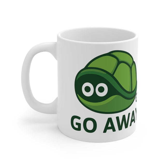 Go Away Turtle Ceramic Mug