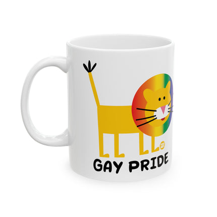 Gay Pride Lion Ceramic Mug