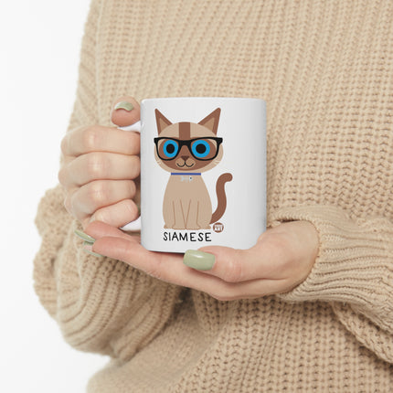 Bow Wow Meow Siamese Ceramic Mug