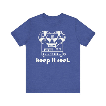 Keep It Reel 90s Vibes Tshirt, Keep It Real Pun Tee