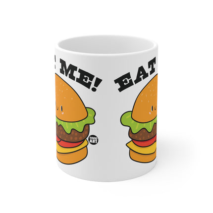 Eat Me Burger Ceramic Mug