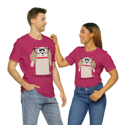 Bow Wow Meow Cocker Spaniel Unisex Tee