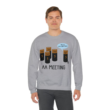 AA Meeting Battery Crewneck Sweatshirt