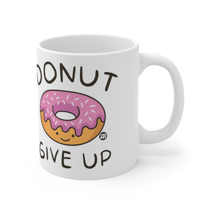 donut give up Ceramic Mug