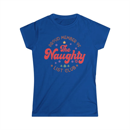 Proud Naughty List Member Women's Softstyle Tee