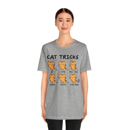 Cat Tricks Tee, Funny Cat Tees, Funny Cat Owner Tshirt