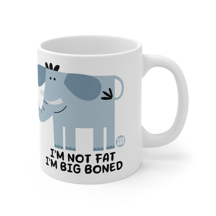 Not fat big boned elephant Ceramic Mug