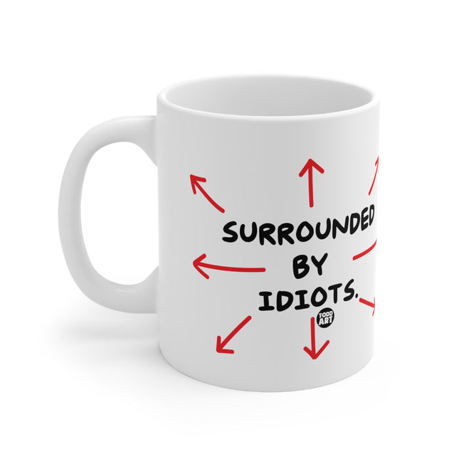Surrounded by Idiots Ceramic Mug