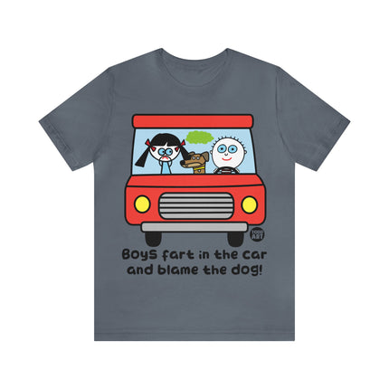 Boys Far in Cars Unisex Short Sleeve Tee