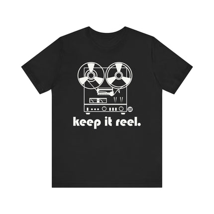 Keep It Reel 90s Vibes Tshirt, Keep It Real Pun Tee