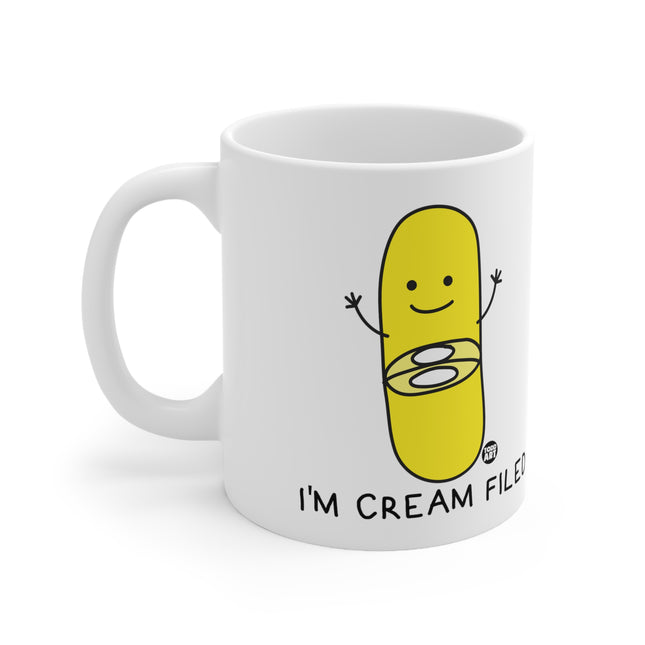 Cream Filled Ceramic Mug