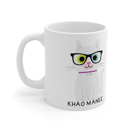 Bow Wow Meow Khao Manee Ceramic Mug